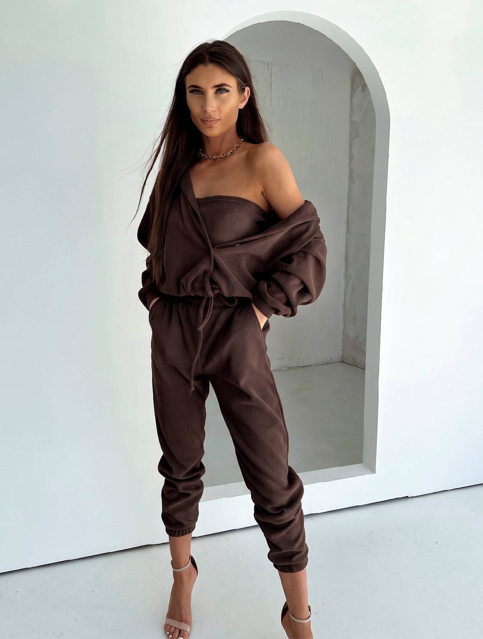 Komplet CAMI CHOCOLATE